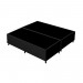 Cama Box Colchão Umaflex Attractive D26 Mola Ensacada + Base Box FJR Estofados Queen Size 158x198x50cm Preto/Cinza