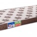 Colchão Cristalflex Azaléia D33 Espuma Bordado Solteiro 88x188x14cm Marrom 4000042[1696]