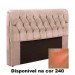 Cabeceira Ladd Jasmim 160cm TC-240/9 Veludo Cáqui