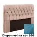 Cabeceira Ladd Jasmim 200cm Tec-660/14 Veludo Marinho Geométrico