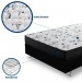Cama Box Prorelax Cristal Basic Casal 138x188x58cm Molas Bonnel D-26 Bordado One Face Preto/Branco CB03