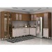 Aéreo Canto Reto Casamia Toronto 2 Portas Nicho 95cm Noce Oro 4217