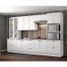 Cozinha Modulada Henn Americana 02 Branco HP MDF 