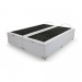 Base Box Baú Prorelax Napa King Size Bipartida 193X203x40cm Branco Liso (N01-1)