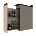 Balcão Henn Connect 20x67cm para Condimentos sem Tampo Duna/Cristal C60-35
