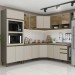 Balcão Henn Connect 60x82cm 2 Portas sem Tampo Duna-Cristal C78-35