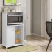 Balcão Notável NT 3075 67cm para Fornos 2 Portas com Fruteira Branco