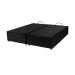  Base Box Baú B&M Box Queen Bipartida 158X198x38cm Suede Preto
