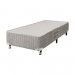 Base Box Castor Premium Solteiro 78x188x27 Prata