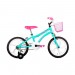 Bicicleta Aro 16 Infantil Houston Tina Com Cestinha e Freio Side Pull Azul Claro/Branco TN162R