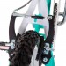 Bicicleta Aro 20 Juvenil Houston Nina Com Cestinha e Freio V-Brake Branco/Verde Água NN202R