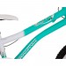 Bicicleta Aro 20 Juvenil Houston Nina Com Cestinha e Freio V-Brake Branco/Verde Água NN202R