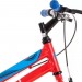 Bicicleta Aro 20 Juvenil Houston Trup Freio V-Brake Vermelho/Azul TR202R