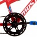 Bicicleta Aro 20 Juvenil Houston Trup Freio V-Brake Vermelho/Azul TR202R