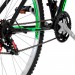 Bicicleta Aro 29 Houston Netuno-S Quadro Aço Carbono Freio a Disco 21 Marchas Preta Brilhante/Adesivo Verde NTD293R