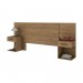 Cabeceira Box Henn Calenda com Criados 2 Gavetas 138/158cm Rústico D602-94