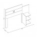Cabeceira Box J&A Acapulco 90cm Jequitibá 00583