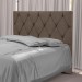 Cabeceira Santzall Madri Casal 140x128x10cm Veludo Bege (02)
