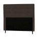 Cabeceira Italian Flex Luna Casal Queen 160x126x7cm Suede Marrom