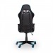 Cadeira Gamer Dazz PrimeX 2D Com Encosto Reclinável/Almofada Para o Pescoço e Lombar Preto/Azul 62.010