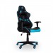 Cadeira Gamer Dazz PrimeX 2D Com Encosto Reclinável/Almofada Para o Pescoço e Lombar Preto/Azul 62.010