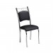Cadeira Brastubo Premium Base Cromado Assento Preto News