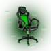 Cadeira Gamer Xzone Com Encosto Reclinável Preto/Verde CGR-02 