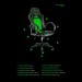 Cadeira Gamer Xzone Com Encosto Reclinável Preto/Verde CGR-02 