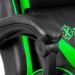 Cadeira Gamer Xzone Premium Com Encosto Reclinável/Almofada Para o Pescoço e Lombar Preto/Verde CGR-01