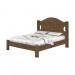 Cama Basoto Isis Casal Castanho Fosco MDF