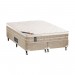 Cama Box Castor Premium D28 Tecnopedic King 193x203x70 Bege/Branco