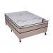Cama Box Castor Revolution D26 Bonnell Casal 138x188x70 Branco/Bege
