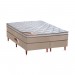 Cama Box Castor Revolution D26 Bonnell Queen 158x198x70 Branco/Bege