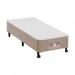 Cama Box Castor Silver Star Air D24+D28 Pocket Max Solteiro 88x188x76 Bege/Branco