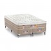 Cama Box Castor Silver Star Air D24+D28 Pocket One Face Queen 158x198x72 Bege/Branco