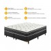 Cama Box Ecoflex Soft Comfort Euro King Size 193x203x61cm Mola Verticoil