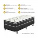 Cama Box Ecoflex Soft Comfort Euro Solteiro 78x188x61cm Mola Verticoil