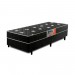 Cama Box Umaflex Granada Plus D28 Solteiro 88x188x51cm Conjugado Ortopédico Preto/Branco