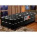Cama Box Umaflex Granada Plus D28 Solteiro 88x188x51cm Conjugado Ortopédico Preto/Branco
