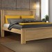 Cama Móveis Europa Monalisa Casal Amêndoa/Off White/Amêndoa 5664.183