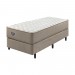 Cama Box Ecoflex Relax Duo Comfort Solteiro 88x188x70cm D20+D33 Mola Ensacada Individualmente Bege/Branco