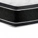 Colchão Castor Black & White Air D33 Espuma Double Face Com Faixa King 193x203x25 Preto/Branco 