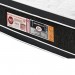 Colchão Castor Black & White Air D33 Espuma Double Face Com Faixa Solteiro 88x188x25 Preto/Branco