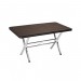 Conjunto de Mesa Brastubo ME-384 10 Lugares com Cadeira Premium Ameixa Negra/Preto