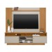 Conjunto Linea Brasil Rack Araçatuba + Painel Aurora Para TV até 60” Nature/Off White