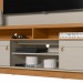 Conjunto Linea Brasil Rack Araçatuba + Painel Aurora Para TV até 60” Nature/Off White