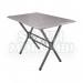 Conjunto Mesa Quality Roma Granito 120x75cm com 4 Cadeiras Preto Craqueado Assento Floral Preto