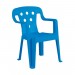 Conjunto Mesinha Plástica Mor Kids Com 4 Cadeiras Azul 