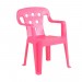 Conjunto Mesinha Plástica Mor Kids Com 4 Cadeiras Rosa