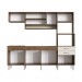Cozinha Compacta IRM Anita 9 Portas 2 Gaveta Sem Pia Cuba Crema\Grafite CZ6692